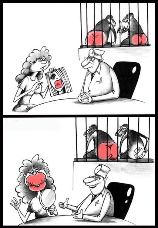 карикатурный сюжет